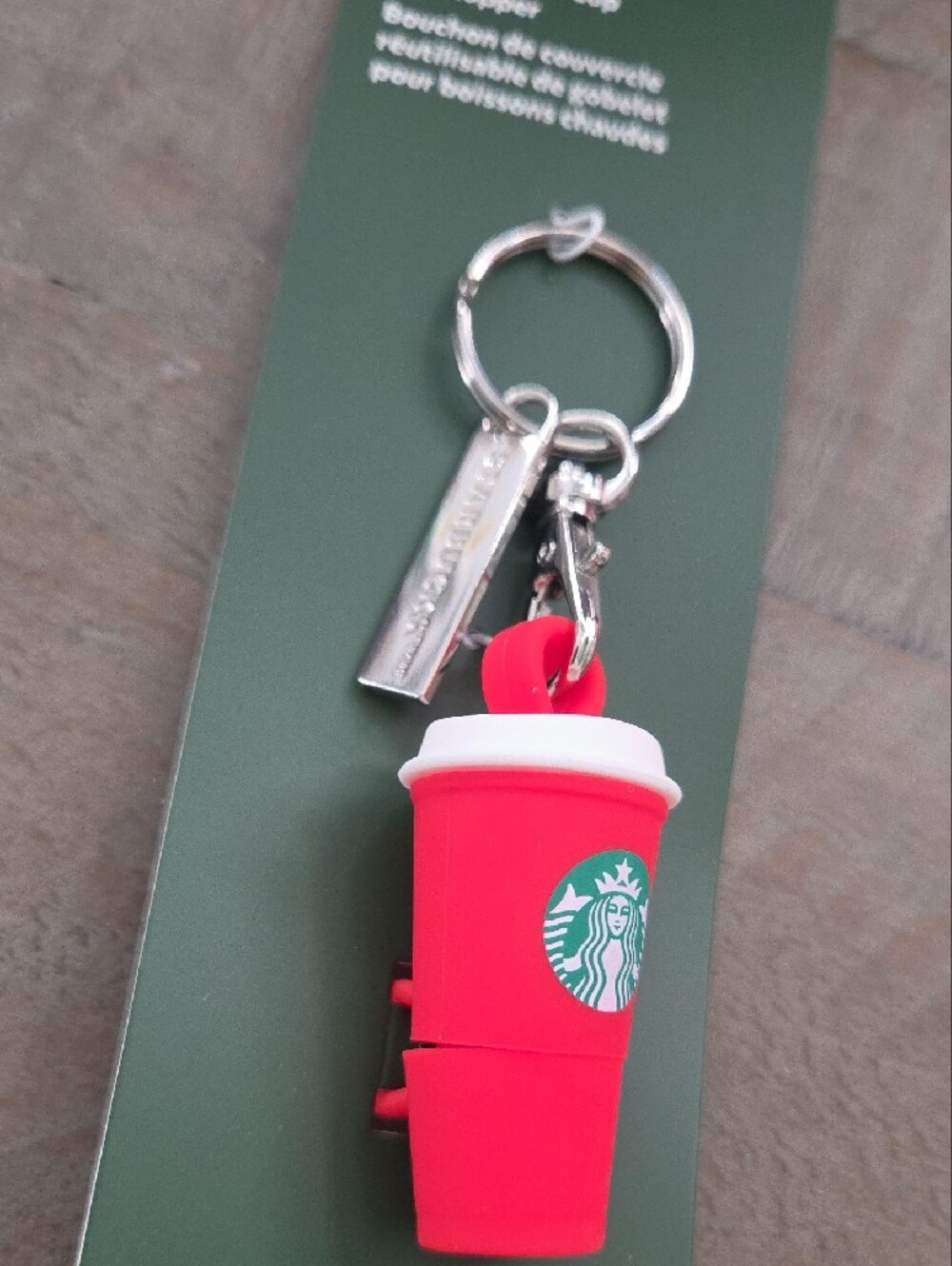 Starbucks -Red Reusable Cup Keychain Authentic - Picture 4 of 5